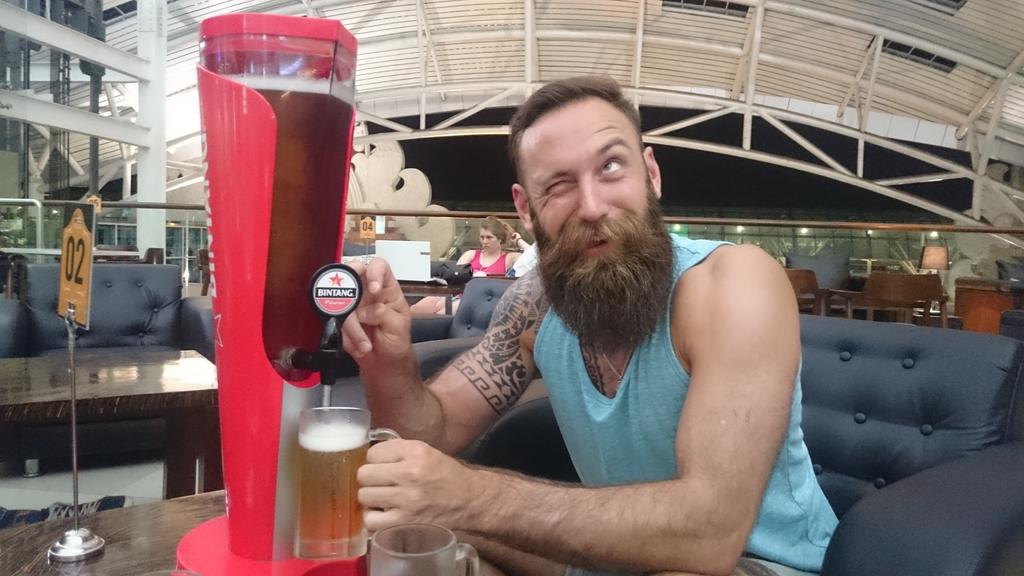 Happy Friday all! Remember to drink responsibly, unlike this tit! #BeerMe