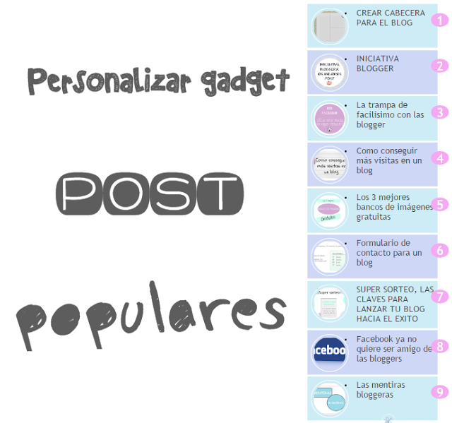 truquitoschicas's tweet image. Como personalizar el gadget de post populares eresblogger.blogspot.com.es/2015/07/person… #blogger #tutorialblogger #blog #bloggeros