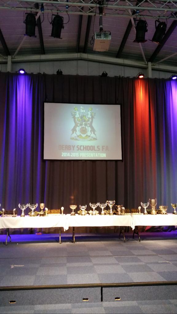 derbyschoolsfa's tweet photo. Well done to all players involved in the DSFA presentation last night. A big thank you to @dcfcofficial Sam Rush http://t.co/jPKyhuw55G