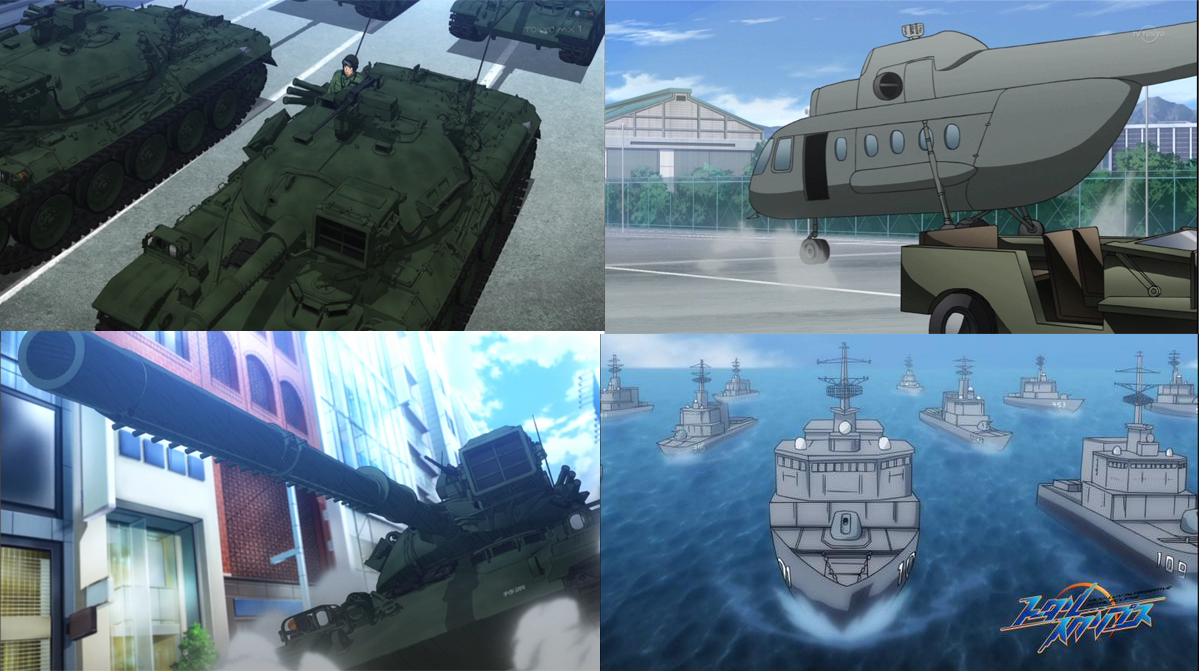 にとろ 同じメカ重視アニメであるトータルイクリプスとの作画比較 左 Gate 右 Te Gate Anime Http T Co Ptdvf8z8cu