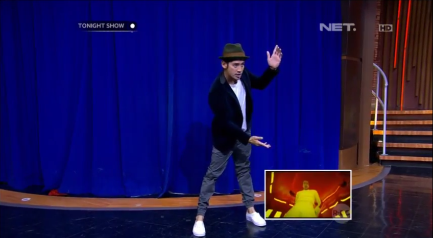 TarraBudiman's tweet photo. Gressssss #TarraAtTonightShowNET RT @TonightShow_NET: Asiik ada Tonight Challenge with @TarraBudiman vs @desta80s http://t.co/6SZtW4Y6Al