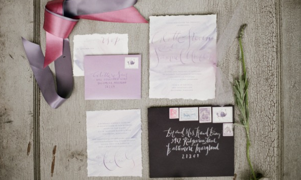 Violet inspired invitations:
stylemepretty.com/little-black-b… <a href="/studio_elle/">Renee Cleavenger</a>