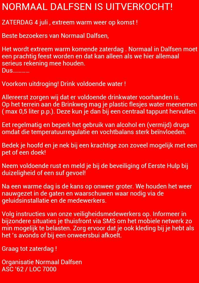 NormaalDalfsen's tweet photo. Nogmaals let op lees dit goed!!!! #weeszuinigopjezelf http://t.co/uOKszX0wTF