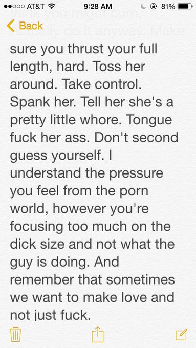 I'm constantly being asked about dick size and why porn dicks are so big. I want to be fucked by a MAN<a href="/tag/amazingbeyondwords"class="tags"><span>#amazingbeyondwords</span></a>