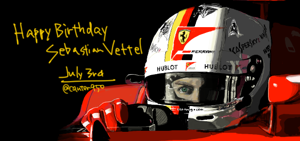 canter950's tweet photo. べっつん誕生日おめでとーーーーう!!!! #HappyBirthdaySebVettel http://t.co/LlmxFztDgz