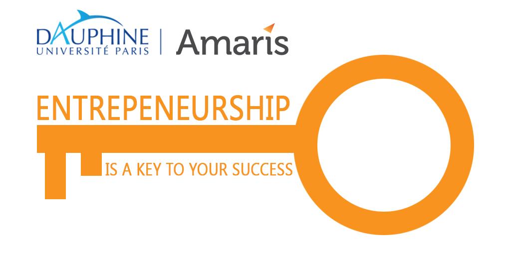 AMARIS_JOBS's tweet photo. New Partner: D-Start, Paris Dauphine's start-up hub. Ready to spread entrepreneurial spirit ! #Amaris #Innovation http://t.co/SuP3JHDjK6