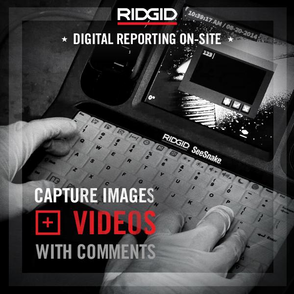 RIDGIDtoday's tweet photo. A water-resistant, built-in keyboard on the #RIDGID #CS65 makes it easy to annotate reports: http://t.co/1aI6jydgbC http://t.co/MrCrrpy1kp