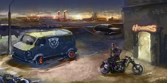 RockstarGames's tweet photo. This fan homage to The Lost and Damned would've looked great in the Lost MC's clubhouse. http://t.co/3QUzfeb0Bh http://t.co/224ATTH2d7