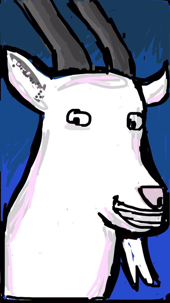 brnc9's tweet photo. Hey @GOATtobeGerald I drew you on snapchat 🐐❤️ http://t.co/pq0LpzMKGP