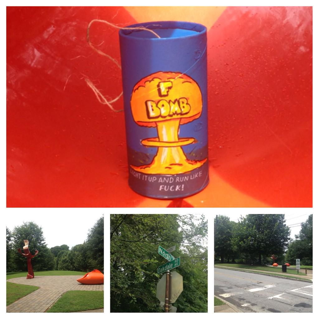 arsgratis's tweet image. Fbomb in art. #lightitupandrunlikefuck #fbomb #fafatl #freeart
