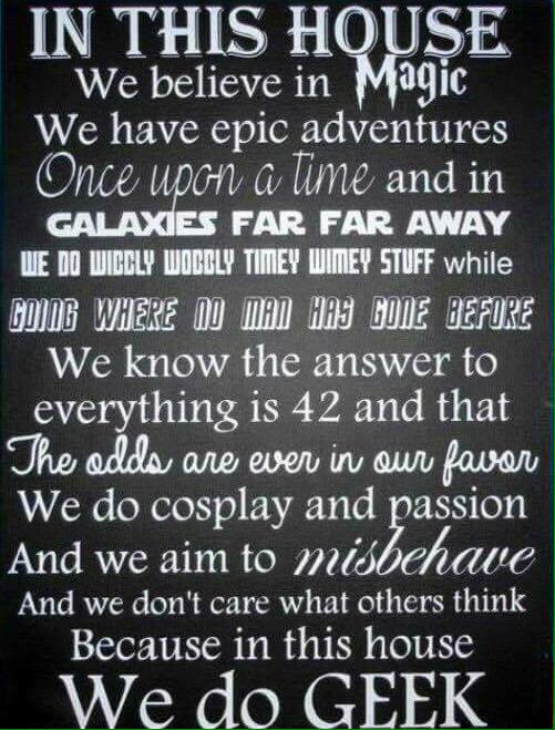 geekyseeker's tweet photo. This is how we do... 🎉 😎 #FandomFriday #geeksrule #mugglesbeware http://t.co/kUQq0dUnsf