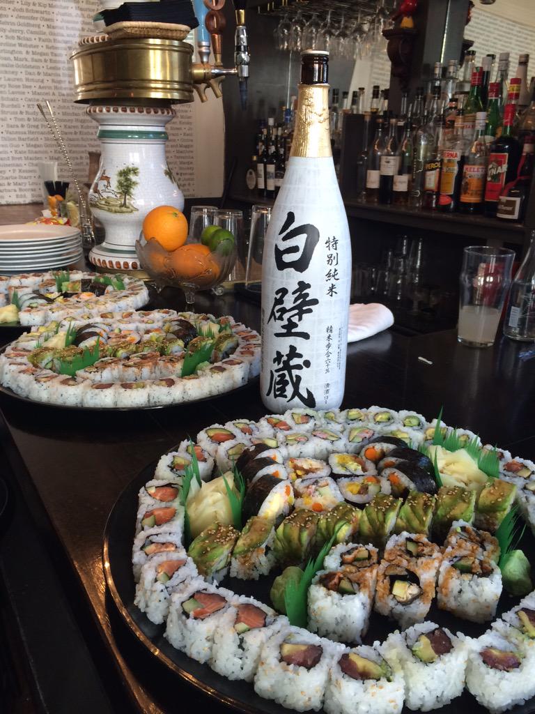 HungryMotherMA's tweet photo. Thank you Seizi @Cafe_Sushi for last staff meal @HungryMotherMA http://t.co/hYscmNBqg0
