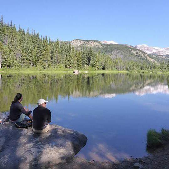 Photo from runs4wine76 Me and my hubby #lostlake #hessietrailhead #colorado #coloradohiker… bit.ly/1UiJ6Zx