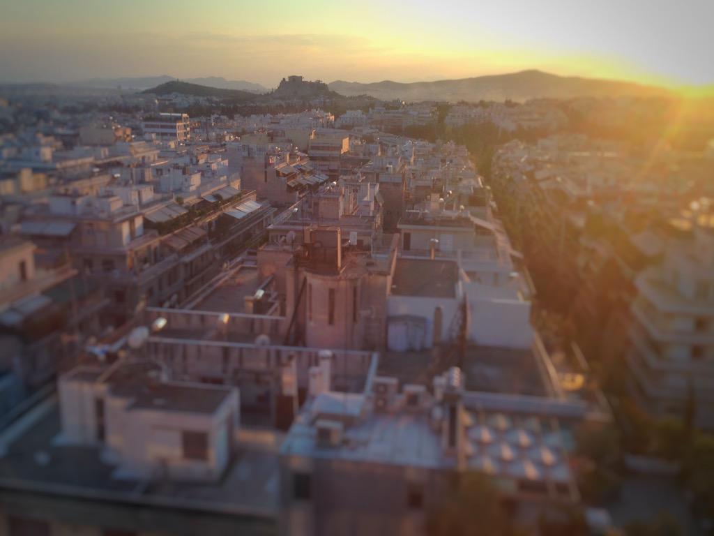 julien_jourdan's tweet image. Indifferent to the vicissitudes of human life, the sun quietly sets on Athens. #EGOS2015