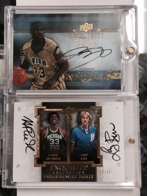 SMPSportscards's tweet photo. More hits out of exquisite! @UpperDeckSports http://t.co/ZZyhOy5XCE