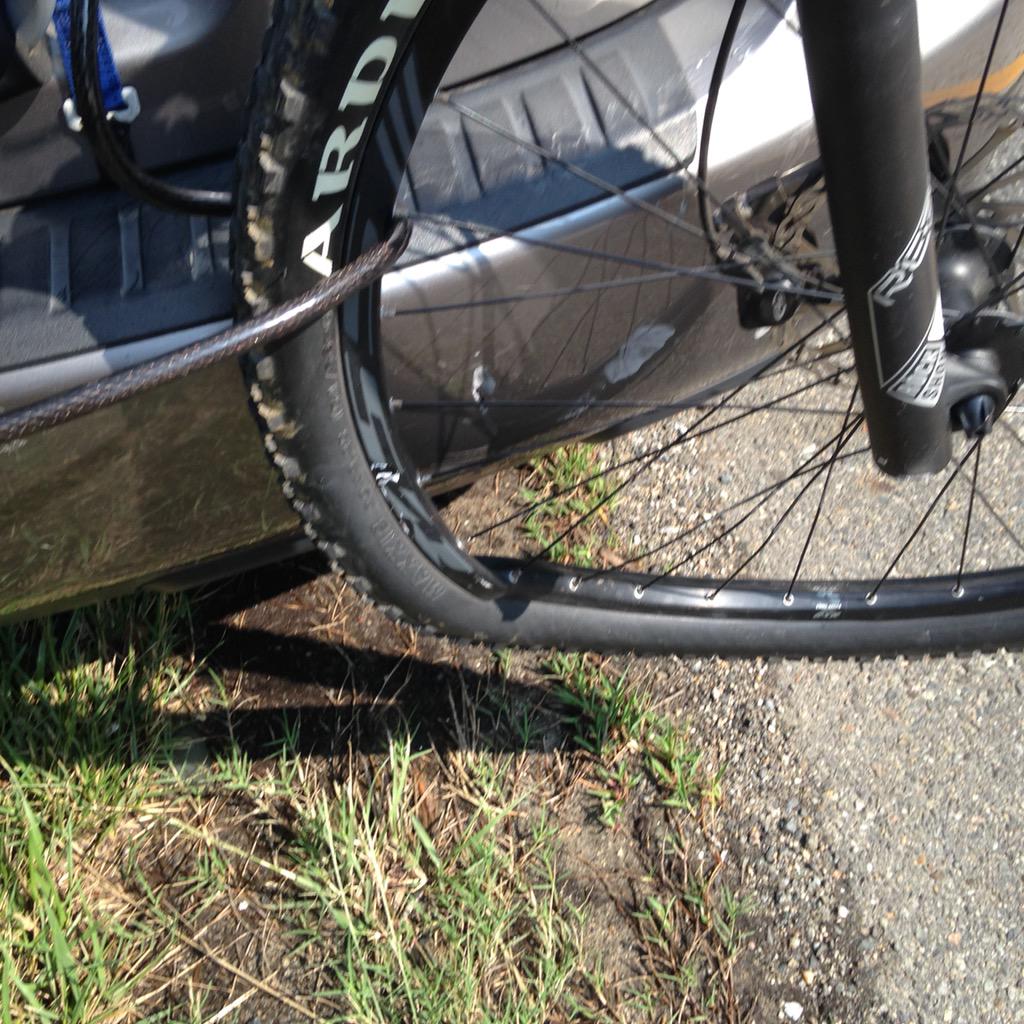 bobbybrew's tweet image. So this happened today. #NoRide4Me #I-64Sucks #DudeHitYourBrakesSooner!