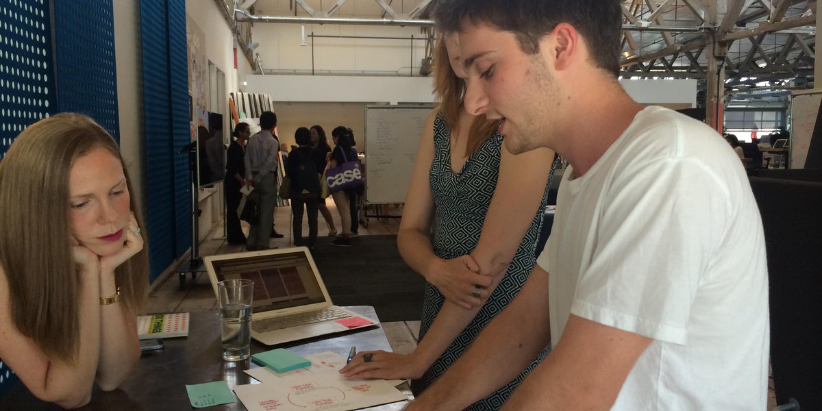 How cool is this? Will Berman '15 in San Francisco talking design at <a href="/ideo/">IDEO</a>. <a href="/UnwashedDenim/">Unwashed Denim</a> <a href="/daar/">DORIS AGUAZACO</a>