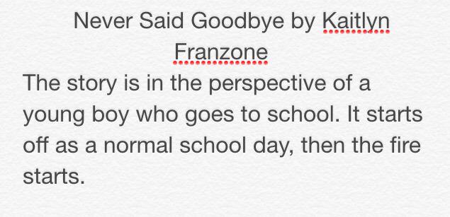 AshRecommends's tweet image. Never Said Goodbye by Kaitlyn Franzone
