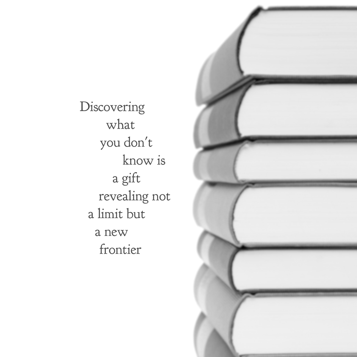 cclorance's tweet photo. Discovering what you don’t know is a gift. http://t.co/DcwfwMzdFt