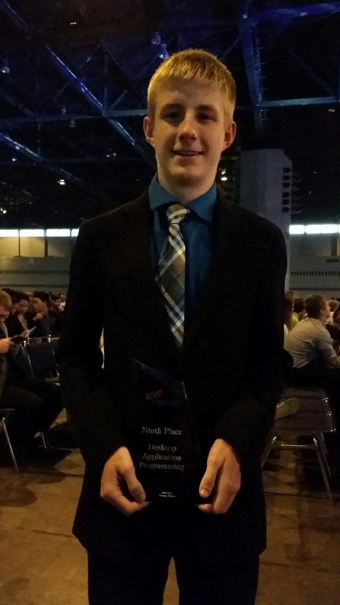 RiponPrincipal's tweet photo. Congratulations to Garrett Luskey! He finished 9th at FBLA Nationals! http://t.co/S1NBR2ZmjN