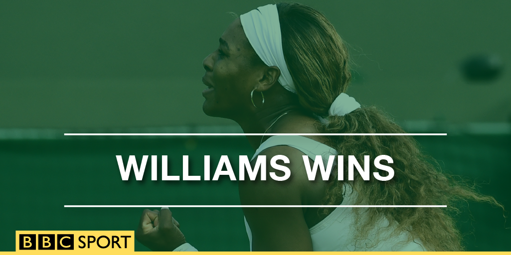 BBCSport's tweet photo. Serena Williams shows why she's won 21 Grand Slams as she comes from behind to beat Heather Watson 6-2 4-6 7-5 http://t.co/gBZ1JaLA0b