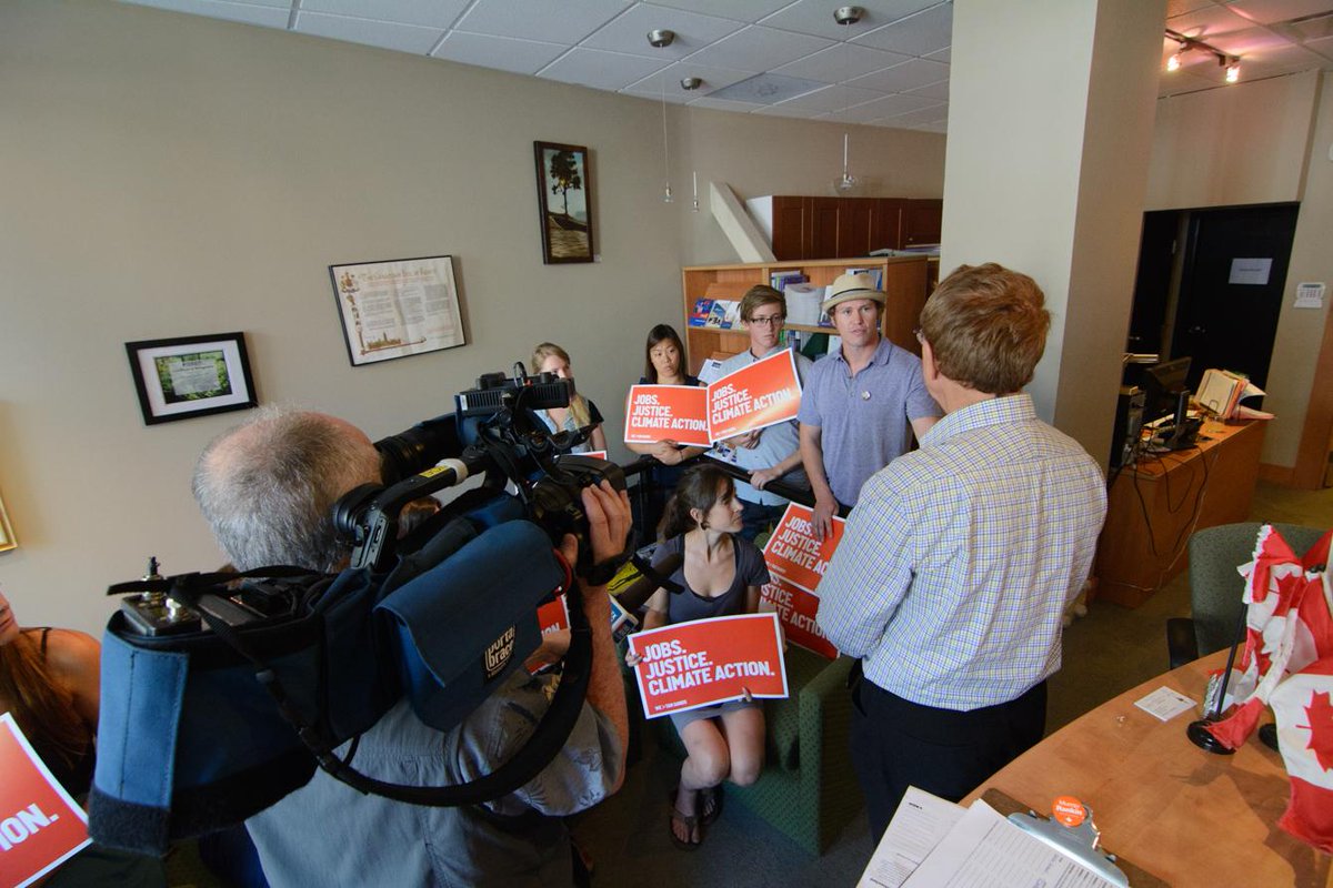 divestuvic's tweet image. Folks talking tar sands with Murray Rankin as part of #jobsjusticeclimate action across Canada. #yyj #cdnpoli
