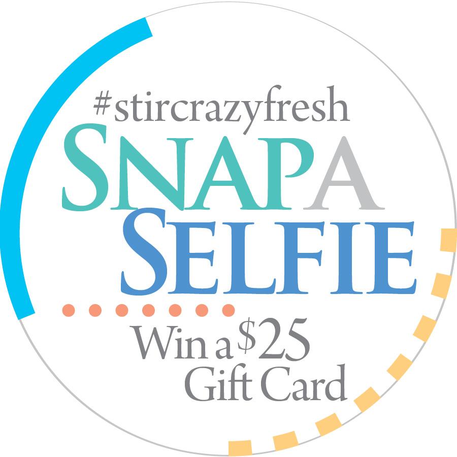 stircrazyfresh's tweet photo. Last week to win a $25 Stir Crazy gift card! Take a selfie at one of our locations and tag #stircrazyfresh. Simple! http://t.co/NALhnalHJC