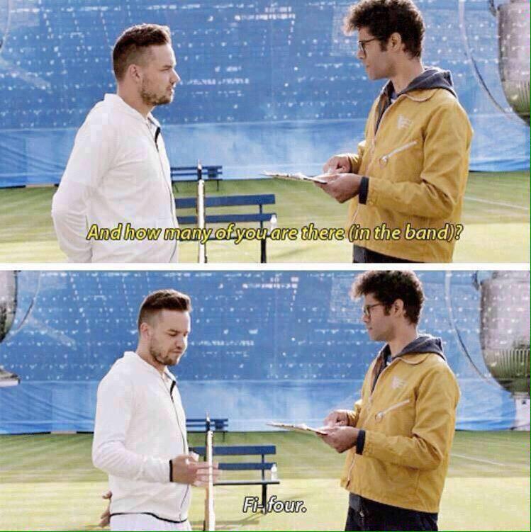 TeamDirectionBR's tweet photo. Doeu quando liam falou que a one direction tinha 5 integrantes e depois corrigiu falando 4 😭

#100DaysSinceZaynLeft http://t.co/D8xr2NEgMG