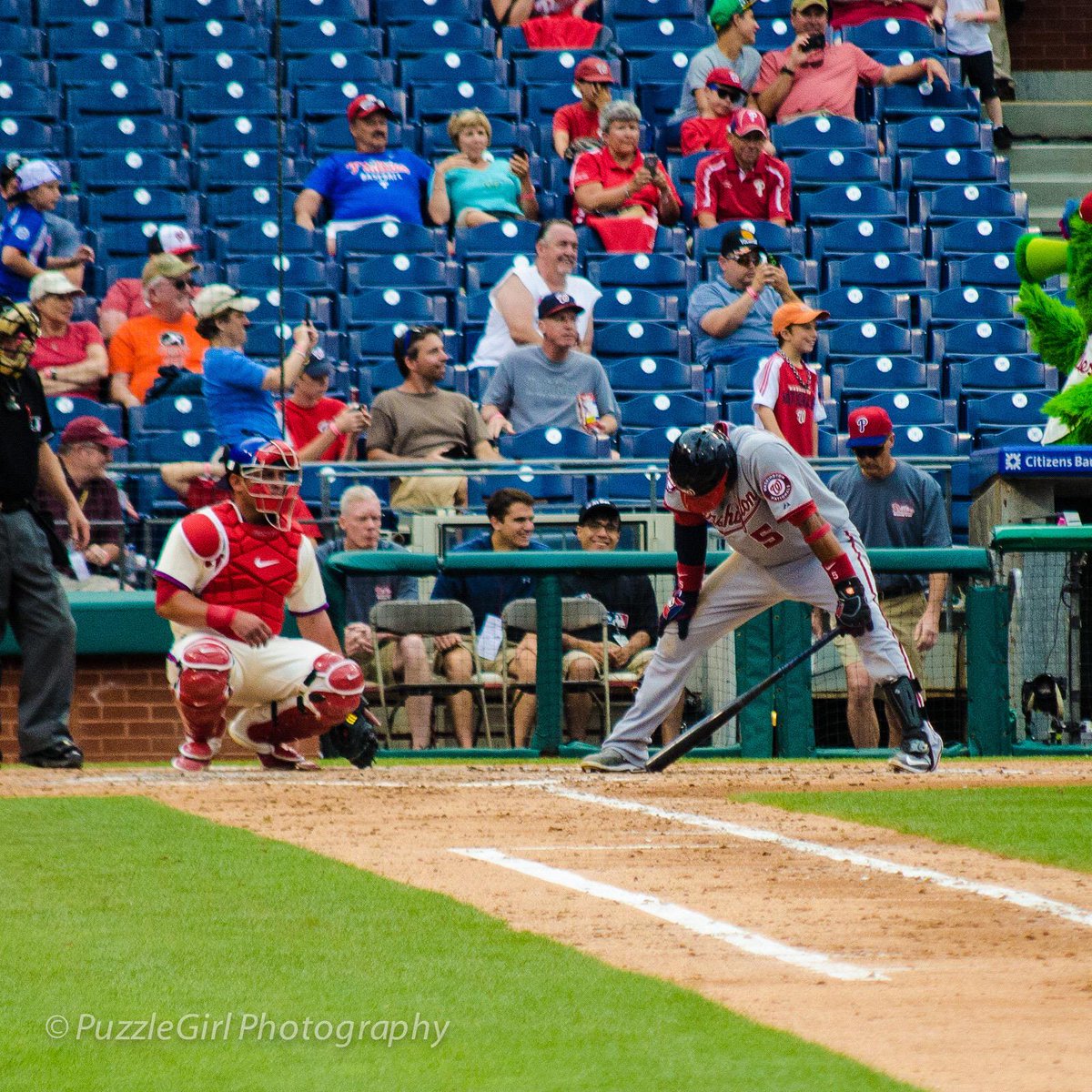 PuzzleGirl65's tweet image. Nats at Phillies 6/28/15 #MattDenDekker #IanDesmond #DanHuggla