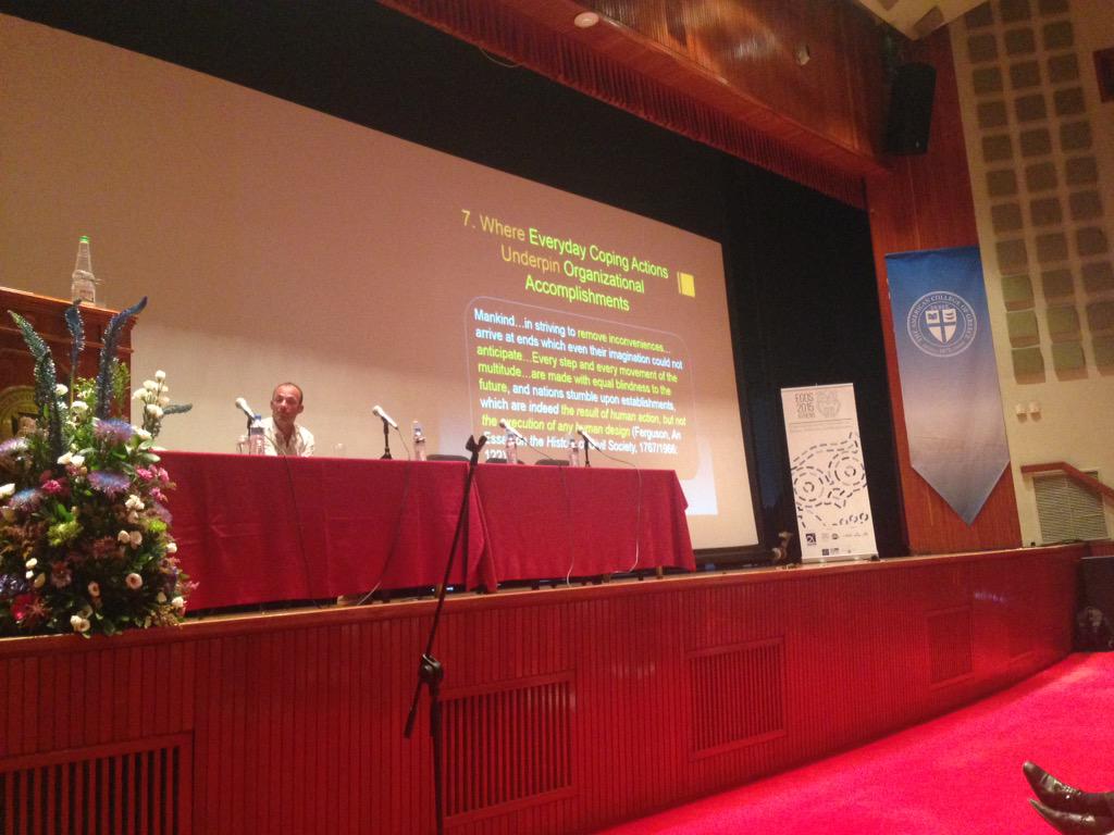 Open_Sourcing's tweet image. And #EGOS2015