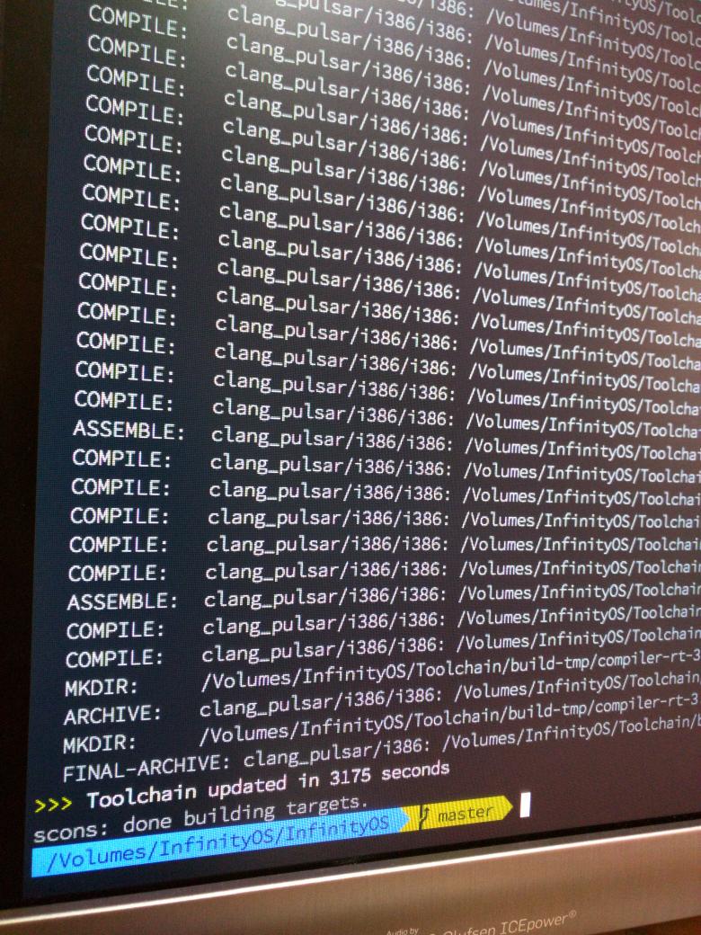 gil0mendes's tweet image. #InfinityOS Toolchain builds fine on #ElCapitan :)