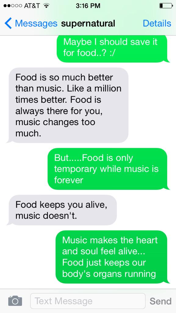 ColbyNJones's tweet photo. Choosing between music or food... #thestruggle http://t.co/DdcascYHta