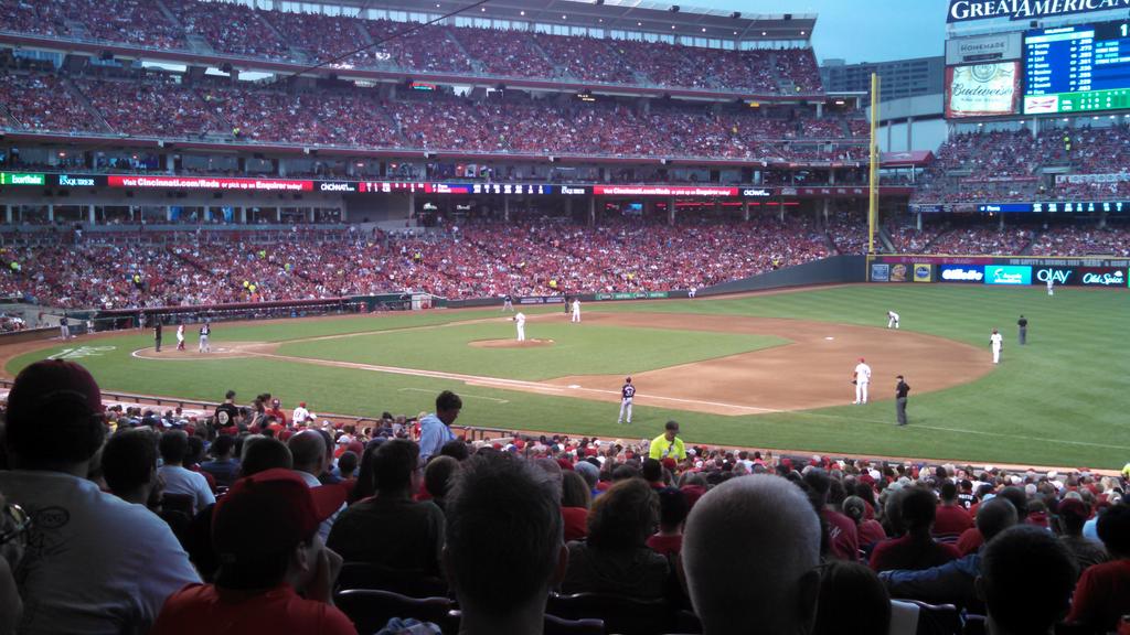Lower level for once... GO REDS!
