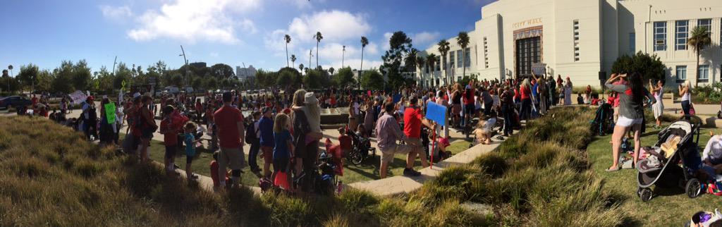 Health Freedom Rally at City Hall, Santa Monica! #SB277 #SB277Referendum #NoOnSB277