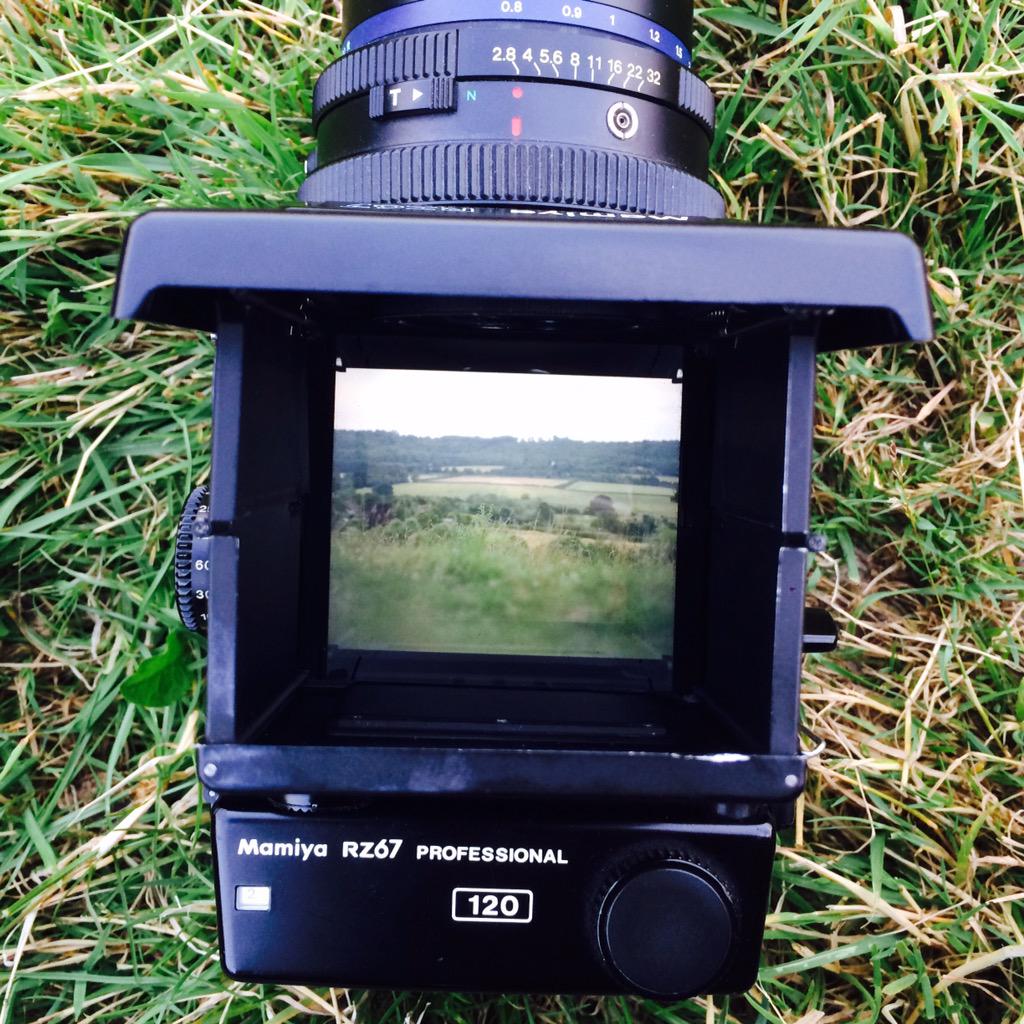 Landscape time with this medium format beast