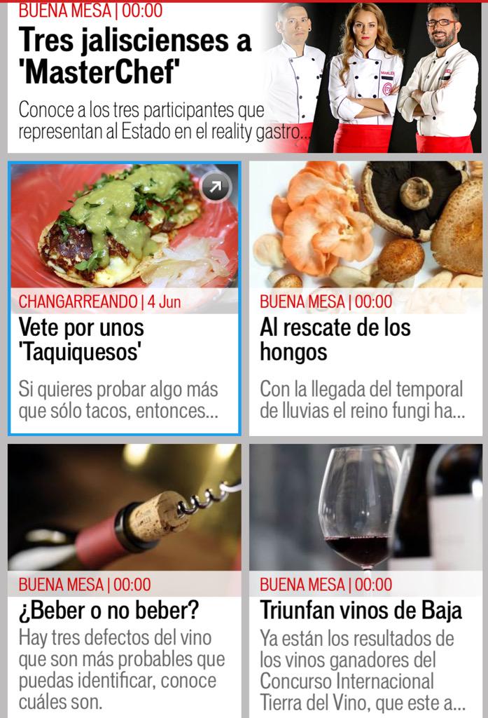 ChefArielFM's tweet photo. Gracias a @muralcom y @reformabmesa por dedicarnos una líneas a los de #Jalisco participando en @MasterChefMx http://t.co/WEa3I9sUHC