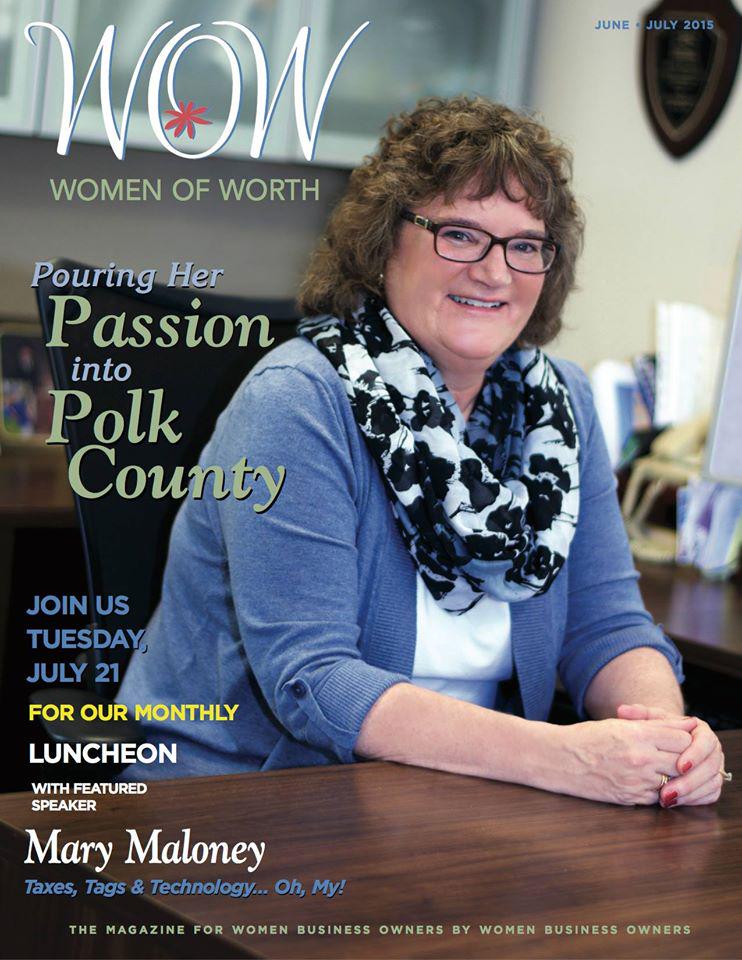 Check out our June/July issue of WOW magazine featuring Polk County Treasurer Mary Maloney #seizedesmoines