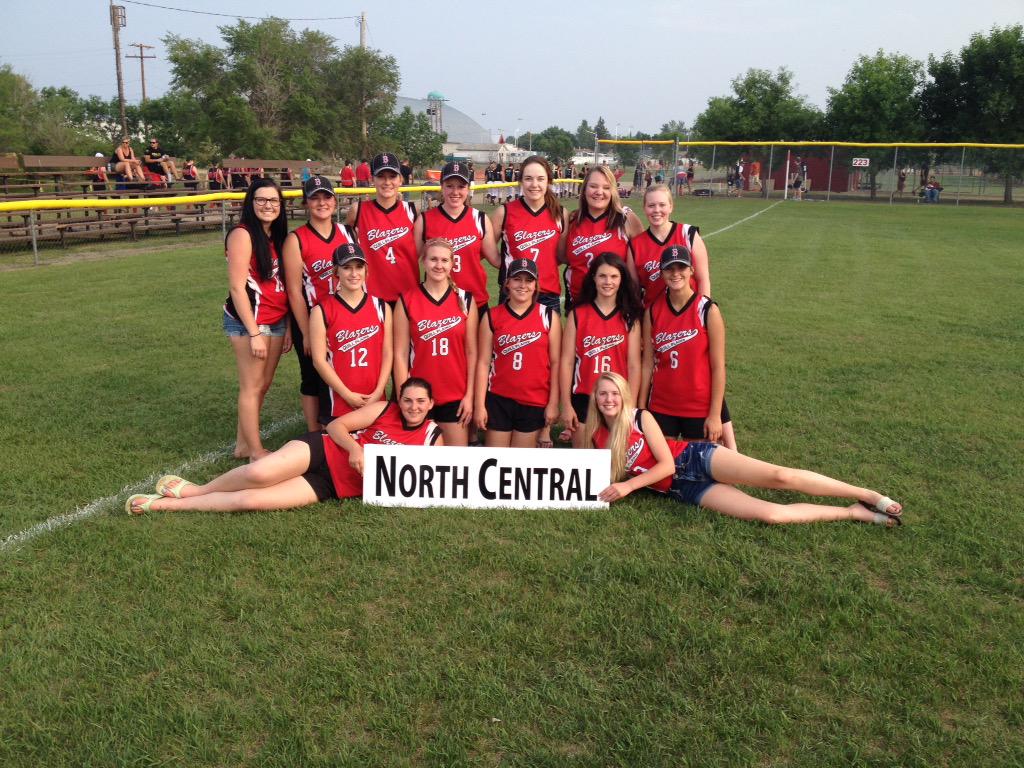 barrycroshaw's tweet photo. North Central Blazers at provincial ball. #Blazeit http://t.co/OsLqYTaO5x