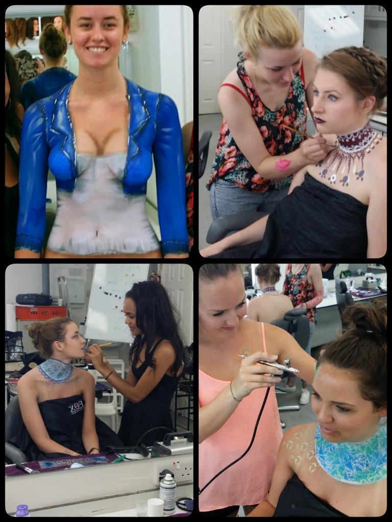 monaturnbull's tweet photo. Had a great day teach body painting today at @Greasepaint_UK. Great effort from everyone! http://t.co/7aDv5rWOZp