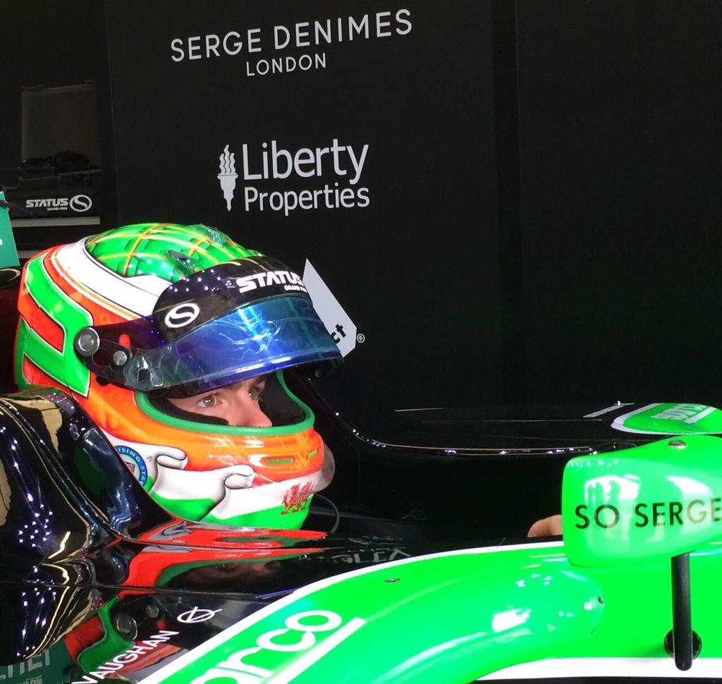 oliverproudlock's tweet photo. Good luck to ma Boi &amp; @SergeDeNimes ambassador @SebMorris31 racing tomorrow at Silverstone. You are #soserge 🙏🏻 http://t.co/w1MsivDTHJ