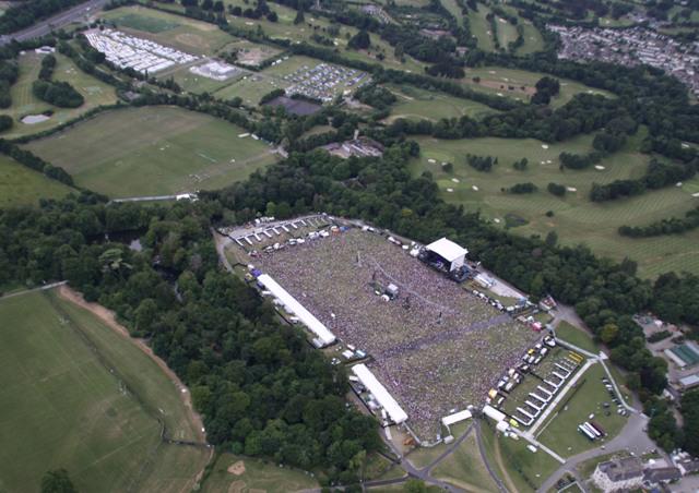 GardaTraffic's tweet photo. Avicii in Marlay Park, a view from above thanks to the Air Support Unit! http://t.co/b9KgANEXON