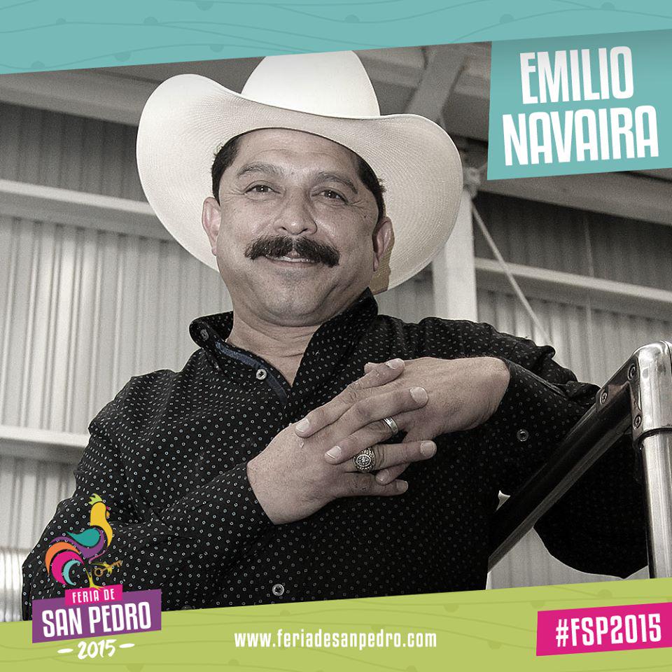 ApodacaGroup's tweet image. ¡@EmilioNavaira estará presentandose el día de mañana en la @FeriadeSanPedro! #FSP2015
