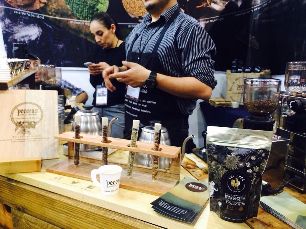 Agricultura_mex's tweet photo. RT @CapdeCafe: Con orgullo en #ConvenciónCaféMX15 @caffepecora1909 #CapCafe #CaféMexicano ¡apoyemos el mejor café! http://t.co/M2b5xYNHdF