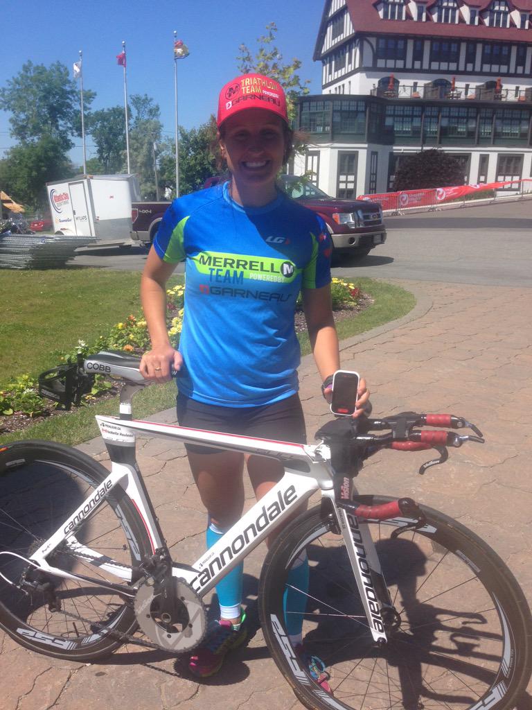 PolarGlobal's tweet photo. Isabelle Rouleau from our Canadia Tri Team @TeamMerrell is going to #DareToWin @challenge_sta #wearecheering4you http://t.co/S0DhU9p1v8