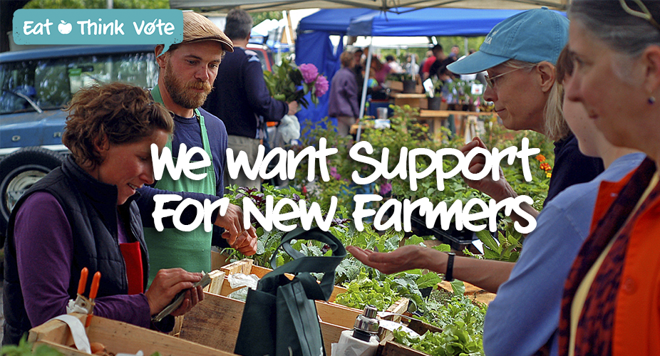 FoodSecureCAN's tweet photo. The average age of farmers in Canada is 55. Support the next generation: http://t.co/JVNIKrU6OH #EatThinkVote http://t.co/K2qI1eb6uO