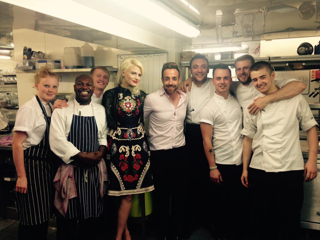 Pleasure having you for dinner tonight hope you had a lovely time :)