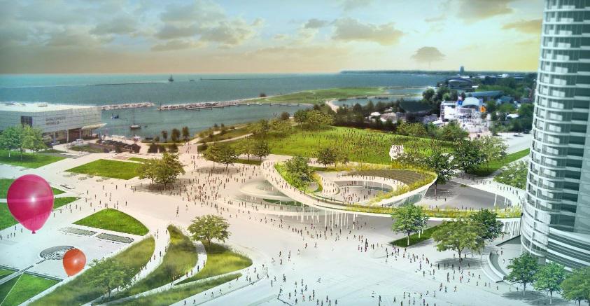 tmj4's tweet photo. This is what Milwaukee's lakefront could look like in a few years: http://t.co/DSRWlf1ceF http://t.co/eMupfayhAg