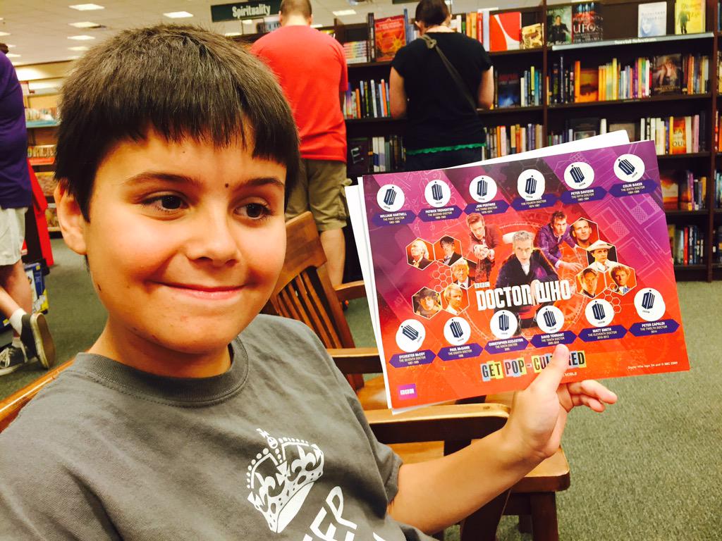 RiWrites's tweet photo. Perfect score in Doctor Who Trivia #GetPopCultured @BNBuzz! More importantly...it was SO FUN!! ##Whovians http://t.co/dtV6Caw0BS