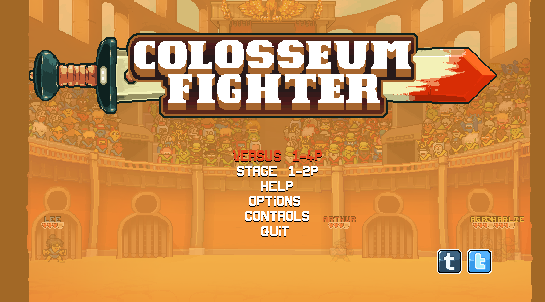2Pblog1's tweet photo. I've finally open my #ColosseumFighter devlog  on TIGSource
http://t.co/ZvxSeP3tju #gamedev #indiedev http://t.co/F1jRFKw7xJ