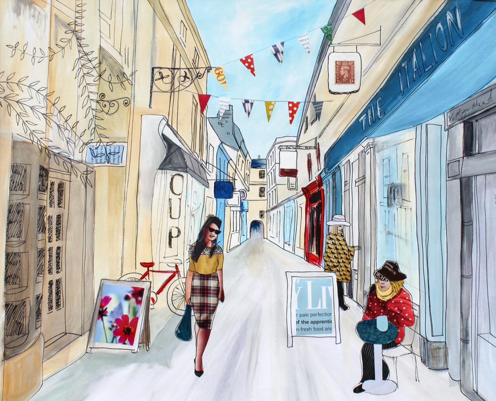 fourmakersuk's tweet image. Fourmakers artist Kathryn Mead's work can be purchased at new shop 'Top of the Hill', Catherine Hill. @WeLoveFrome